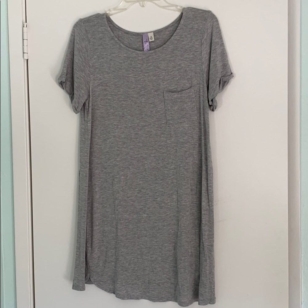 Grey T-shirt Dress